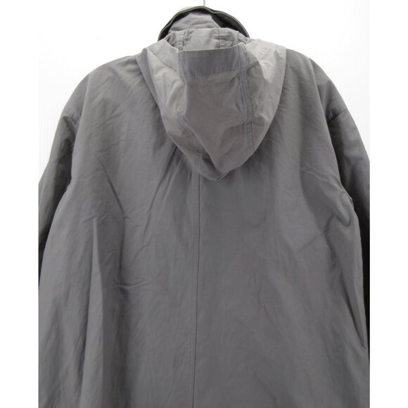 Eileen Fisher Jacket Small Petites Rain Coat Hoodie Organic Cotton - Picture 9 of 12